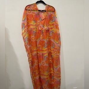 NWT Barbie x unique vintage sheer kaftan